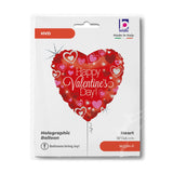 18" Sparkling Valentine's Day Foil Balloon