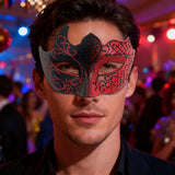 Plastic Eye Mask Red Adult Size