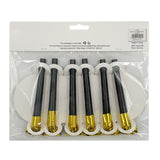 New Year Foil Blowouts 6Pcs/Pk