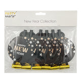 New Year Foil Blowouts 6Pcs/Pk