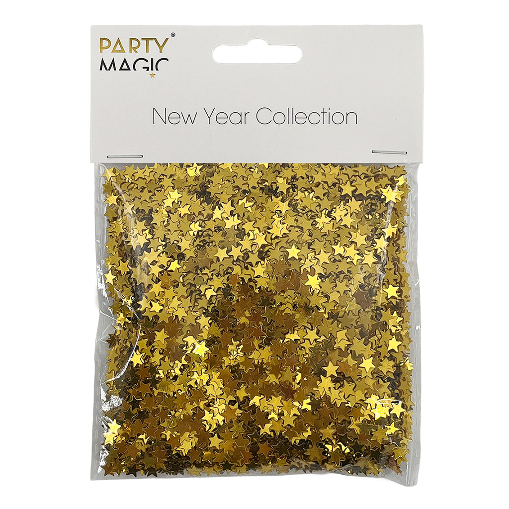 Foil Star Confetti Gold 2 Oz/Bag