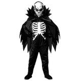 Scary Skeleton Boy Costume by WIDMANN in Black/White for Boy 4-5Years