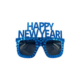 Happy New Year Glasses Pack of 1, Assorted colors.
