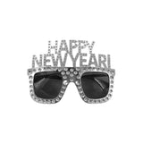 Happy New Year Glasses Pack of 1, Assorted colors.