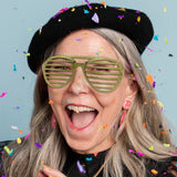 New Year Glasses Gold