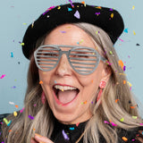 New Year Glasses Silver