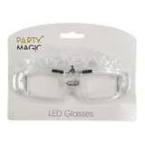 Happy New Year LED Glasses Pack of 1, Assorted colors.