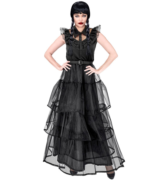 Dark Girl Female Costume with Belt Halloween costume