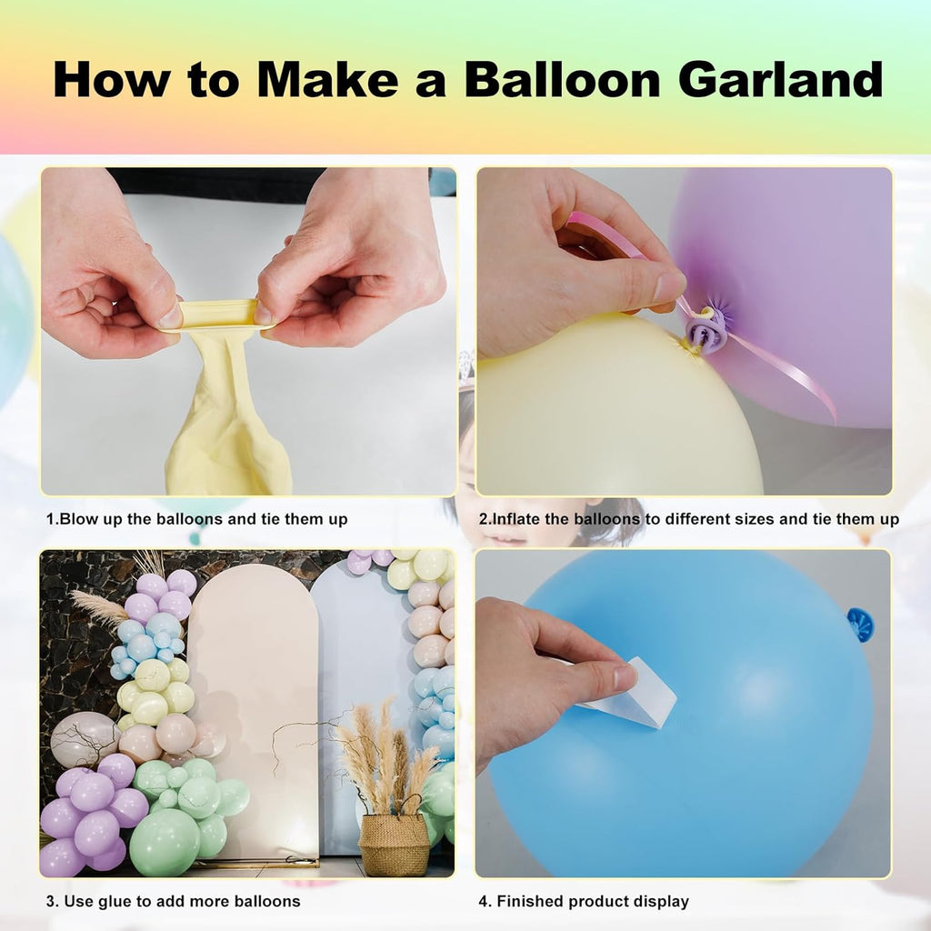 Pastel Balloon Arch 65/Pack