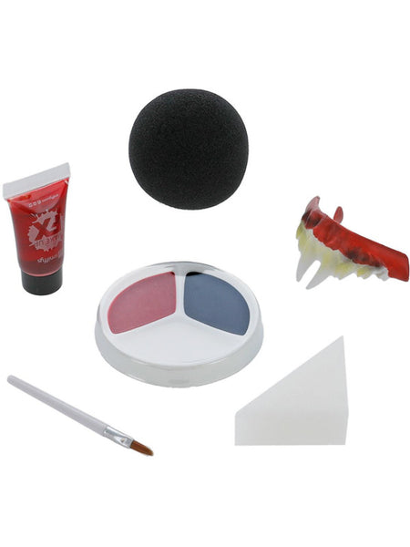 Smiffys Killer Clown Cosmetic Kit, Aqua - Adult Unisex 16Y+ Multicolor