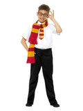 School Wizard Fancy Dress Set Scarf Tie & Glasses Book Day Harry Kit