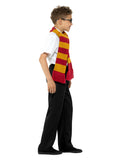 School Wizard Fancy Dress Set Scarf Tie & Glasses Book Day Harry Kit