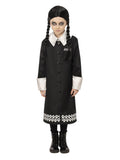 Addams Family Wednesday G Costume by Smiffys in Black for Girl 10-12Y