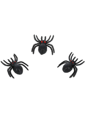 Smiffys Spider Hair Clips, Black, 3pcs halloween costume accessory UAE