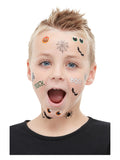 Smiffys Smiffys Make-Up FX, Assorted, Trick or Treat Halloween Tattoo Transfers halloween makeup accessory UAE