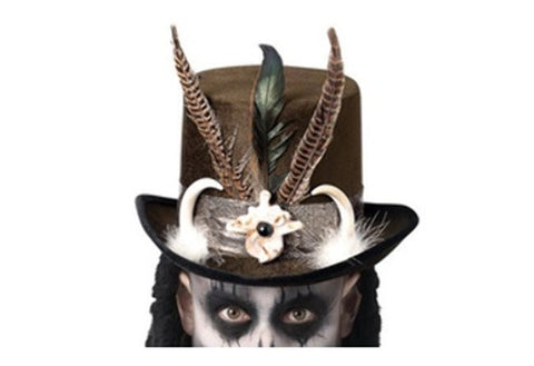 Smiffys Deluxe Witch Doctor Top Hat - Men 16Y+ Multicolor