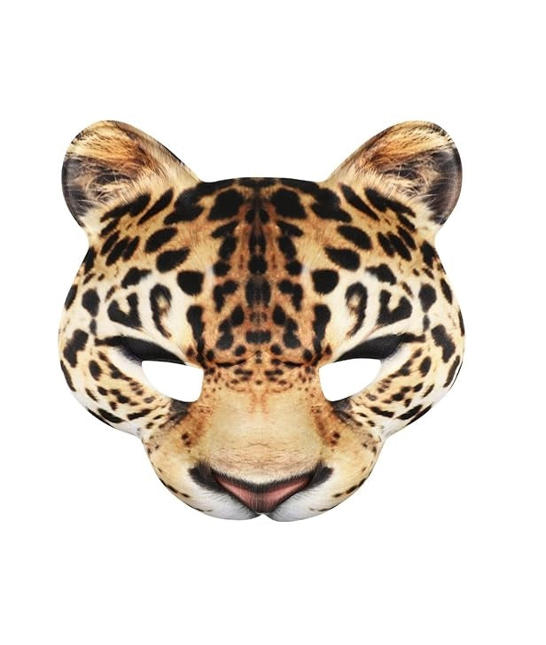 Kids Leopard Mask on Elastic