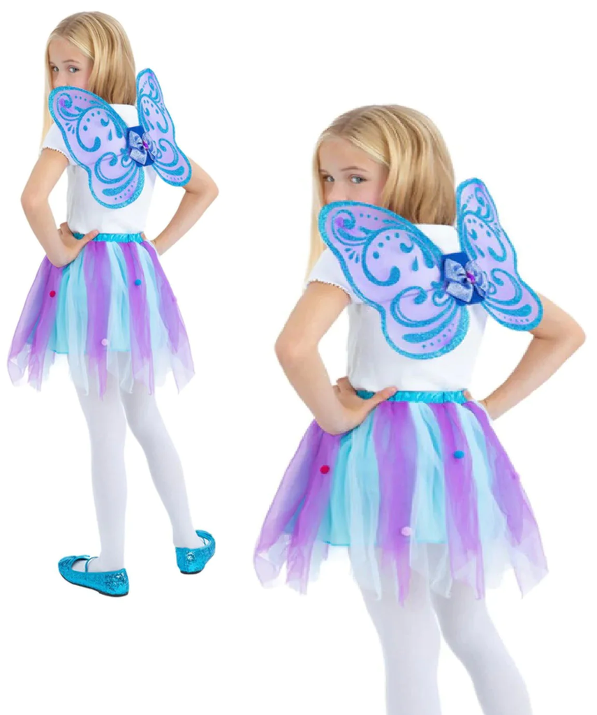 Purple Butterfly Kit with Tutu & Wings