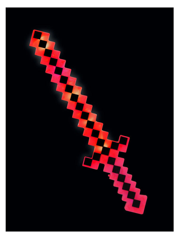24” LED Light Up Pixel Sword Batteries Included