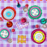 Talking Tables Boho Mix Floral 9 Inch Round Paper Plates 12Pk