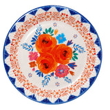 Talking Tables Blue And Orange Floral Boho Party Plates 10Pk