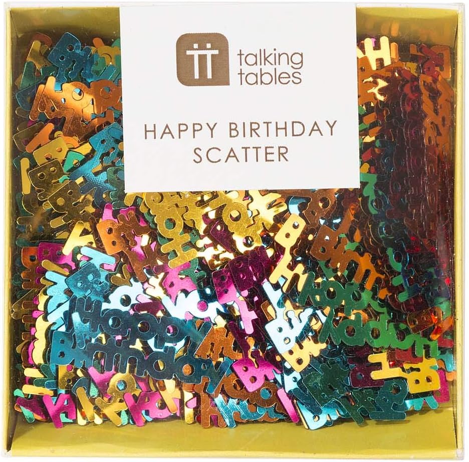 Talking Tables Happy Birthday Foil Scatter (22G) - Talking Tables
