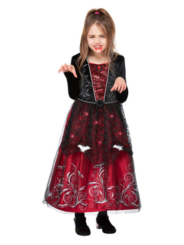Deluxe Vampiress Costume Light Up Dress