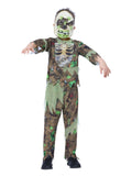 Deluxe Bug Zombie Costume Top, Trousers & EVA Mask