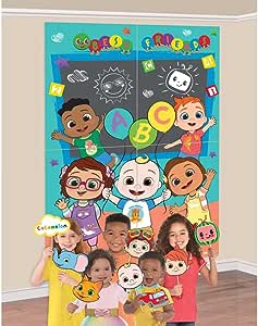 Scene Setters w/Props - 71cm x 102cm | Cocomelon | 16 Pcs. Decors