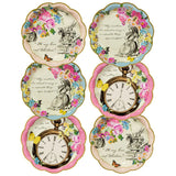 Talking Tables Truly Alice Plate 12Pk 3 Designs (10 Scallops)