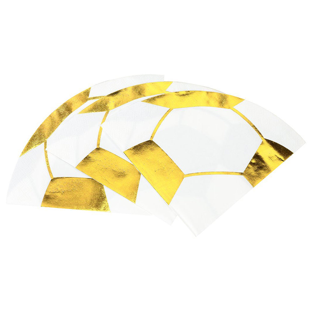 Talking Tables Party Champions Napkin W/Foil 16Pk