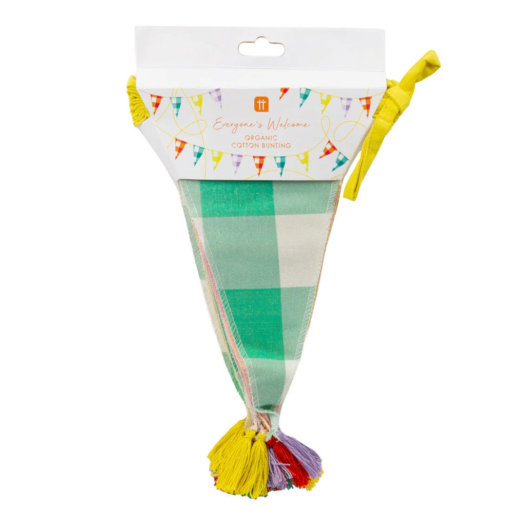 Everyone's Welcome Gingham Bunting 3M