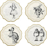 Talking Tables Truly Alice Medium Plate Pack Of 12 - Talking Tables