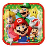 Super Mario Eco Paper Plates 8Pcs 7In