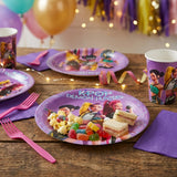 K-Pop Demon Hunters Birthday Party Paper Plates 20cm FSC Certified - 8 Pack | Party Supplies Dubai