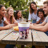 K-Pop Demon Hunters Party Paper Cups 200ml FSC Certified - 8 Pack | Birthday Decorations UAE
