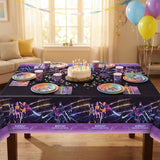 K-Pop Demon Hunters Plastic Table Cover 120x180cm Party Tablecloth | Birthday Decorations UAE