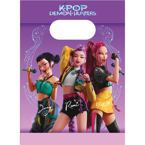 K-pop demon hunters party bags 4pk
