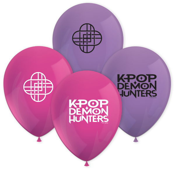K-pop demon hunters latex balloons 8pk