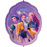 K-pop demon hunters supersize foil balloon