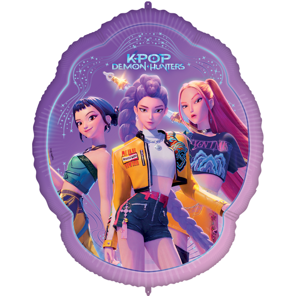 K-pop demon hunters supersize foil balloon
