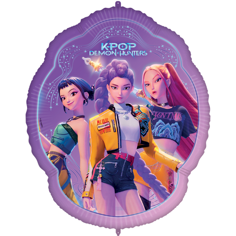 K-pop demon hunters supersize foil balloon