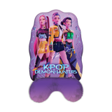 K-pop demon hunters standing foil balloon