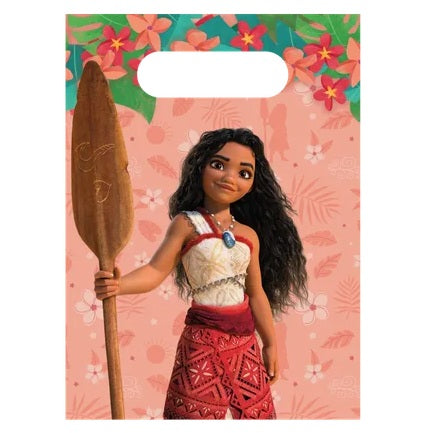Moana II Sailing Spirit FSC Paper Party Bags 4Ct