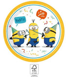 Minions: The Rise Of Gru FSC Paper Plates Next Generation 23cm 8Ct