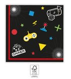 Gaming Party FSC Two-Ply Paper Napkins 33x33cm 20Ct