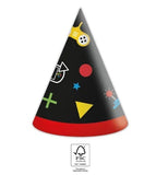 Gaming Party FSC Hats 6Ct