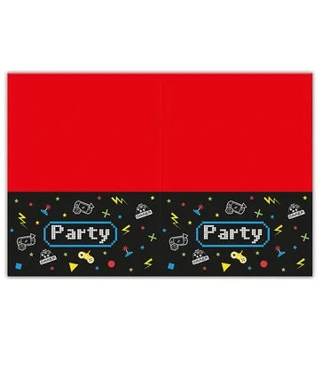 Gaming Party Plastic Tablecover 120x180cm 1Ct