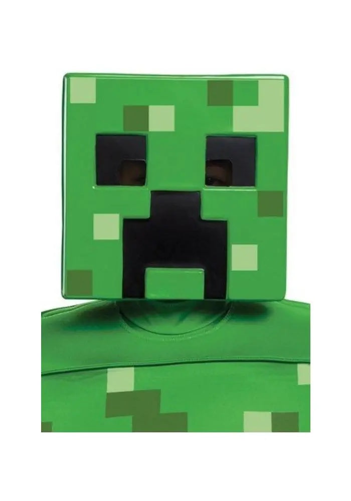 Child Minecraft Creeper Half Mask
