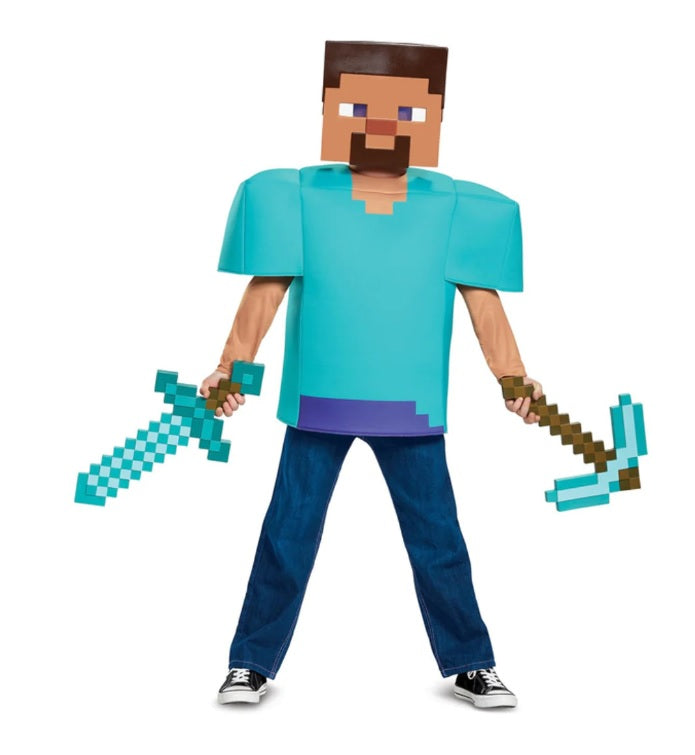 Minecraft Diamond Pickaxe, 15.75” x 11.5”